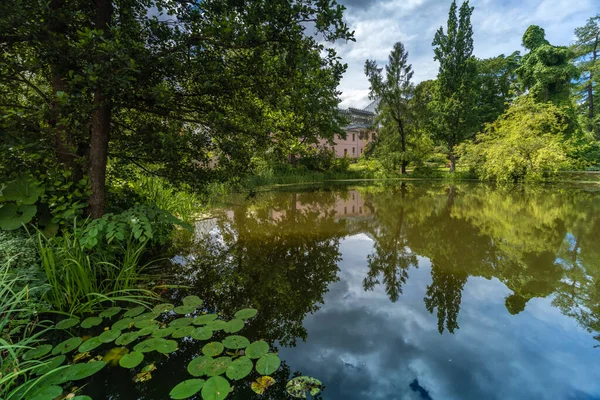 Wunderschöner Botanischer Garten Der Universität Tartu Tartu Der Zweitgrößten Stadt — Stockfoto