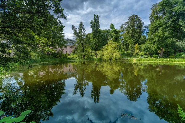 Wunderschöner Botanischer Garten Der Universität Tartu Tartu Der Zweitgrößten Stadt — Stockfoto