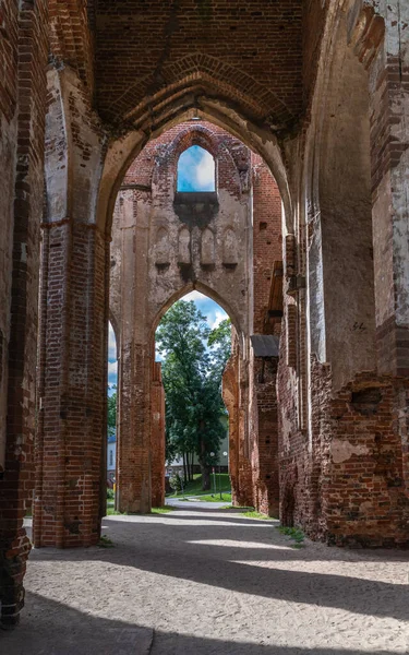 Ruins Tartu Cathedral Dorpat Cathedral Former Catholic Church Tartu Dorpat Stock Photo