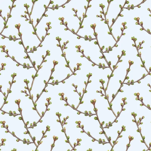 Jemný Květinový Potisk Tkaniny Tapety Nebo Balicí Papír Akvarel Bezešvný — Stock fotografie