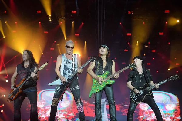 Рио Жанейро Бразилия Октября 2019 Рок Группа Scorpions Время Концерта — стоковое фото