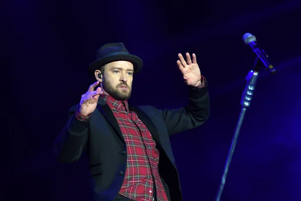 Rio Janeiro September 2017 Singer Justin Timberlake Presentation His Show — Stock Photo, Image