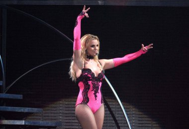 Rio de Janeiro, 15 Kasım 2011.Şarkıcı Britney Spears, Brezilya 'nın Rio de Janeiro kentindeki Apoteose' deki gösterisi sırasında,