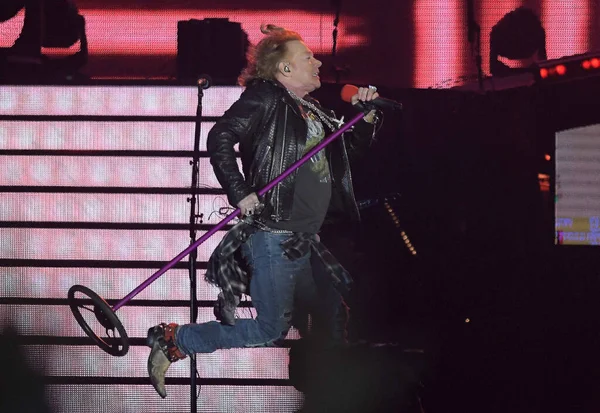 Rio de Janeiro, September 24, 2017.Singer Axl Rose from the band Guns N \'Roses, during her show at Rock in Rio 2017 in the city of Rio de Janeiro, Brazil.