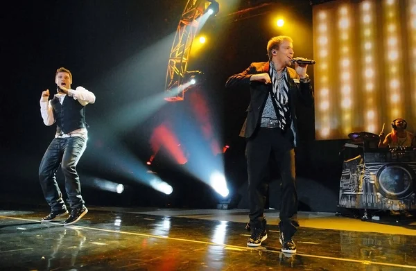 Rio Janeiro Februari 2011 Backstreet Boys Band Tijdens Show Citibank — Stockfoto