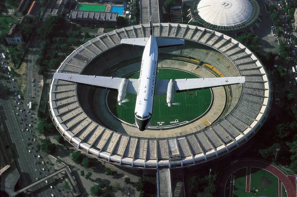 Río Janeiro Brasil Marzo 1998 Avión Fuerza Aérea Brasileña Sobre — Foto de Stock