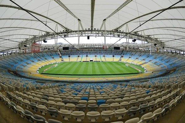 リオデジャネイロ ブラジル 2015年9月12日 リオデジャネイロ市内のブラジルサッカー選手権でフラメンゴ対Fluminense試合前にマラカン空のスタジアム — ストック写真