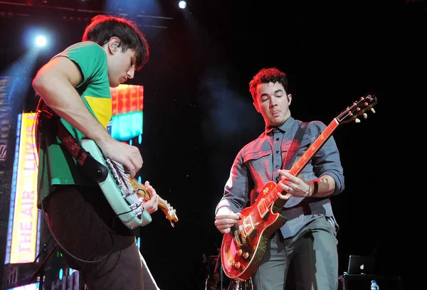 Rio Janeiro March 2013 Vocalist Nick Jonas Band Jonas Brothers — Stock Photo, Image
