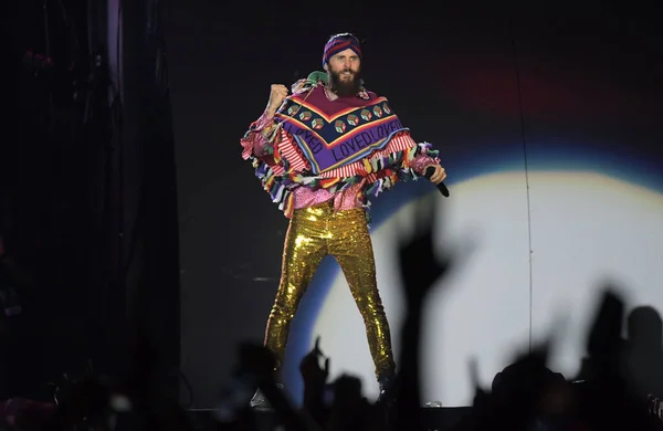 Rio Janeiro Settembre 2017 Cantante Jared Leto Della Band Thirty — Foto Stock