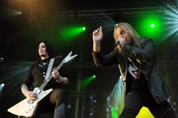 Rio Janeiro Septiembre 2013 Vocalista Andi Deris Banda Helloween Durante — Foto de Stock