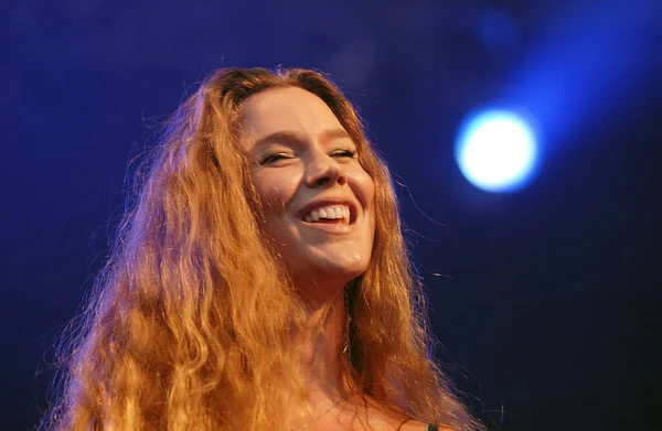 Rio Janeiro Septembre 2011 Chanteuse Joss Stone Lors Présentation Son — Photo