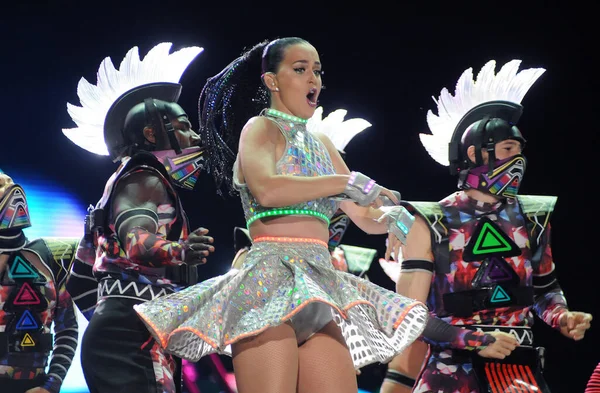 Rio de Janeiro, 28 Eylül 2015. Şarkıcı Katy Perry Rio 2015 Rock 'taki gösterisi sırasında Rio de Janeiro, Brezilya