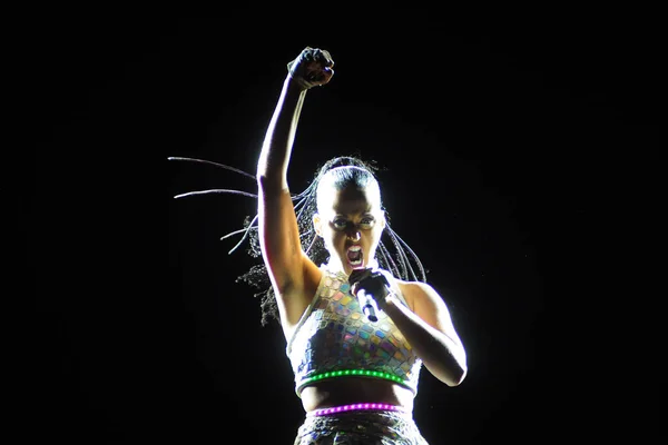 Rio Janeiro Septembre 2015 Chanteuse Katy Perry Lors Son Spectacle — Photo