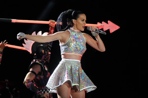 Rio Janeiro September 2015 Singer Katy Perry Her Show Rock — Stock Photo, Image