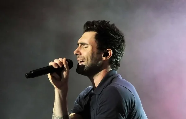 Río Janeiro Septiembre 2017 Cantante Adam Levine Maroon Durante Espectáculo — Foto de Stock