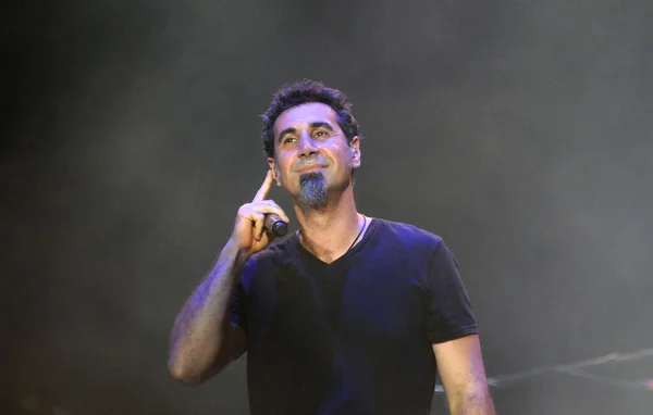 Rio Janeiro September 2015 Vocalist Serj Tankian System Band Presentation — Stock Photo, Image