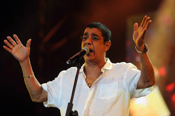 Rio Janeiro Brazil February 2015 Singer Zeca Pagodinho Show Quinta — Stock Photo, Image