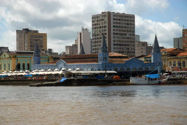 ベルム 2006年10月16日Ver Peso市場 ブラジルのパラ州にあるVer Peso市場でのBelem地域港の展望 — ストック写真