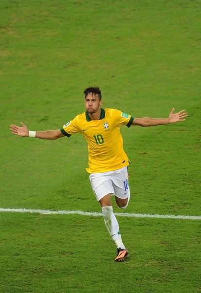 Rio Janeiro Juli 2013 Der Brasilianische Fußballspieler Neymar Beim Spiel — Stockfoto