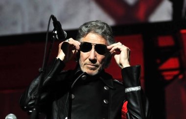 Rio de Janeiro, 23 Haziran 2006.Şarkıcı Roger Waters, Brezilya 'nın Rio de Janeiro kentindeki Engenhao Stadyumu' ndaki gösterisinde