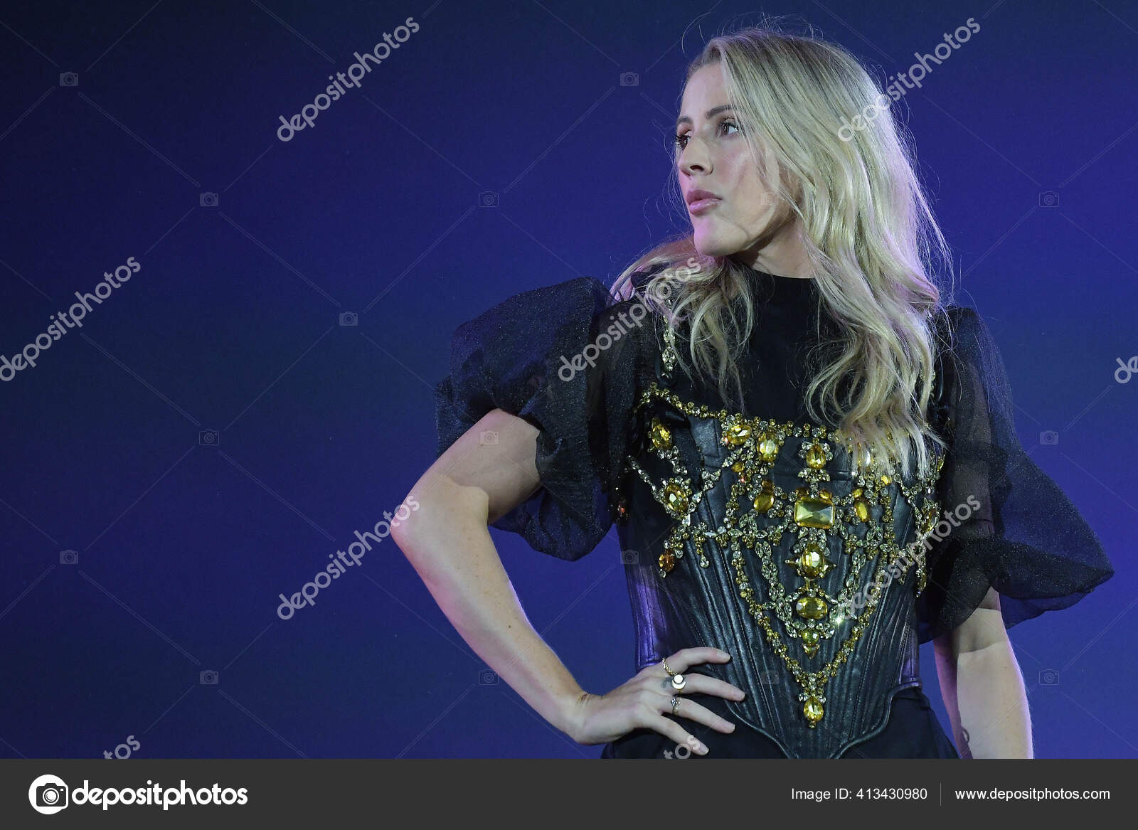 Rio Janeiro Brazil September 2019 Singer Ellie Goulding Her Rock ...