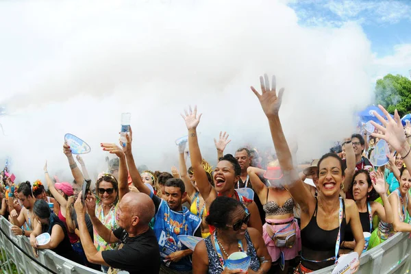 Río Janeiro Brasil Marzo 2019 Carnaval Callejero Gente Juega Durante —  Fotos de Stock