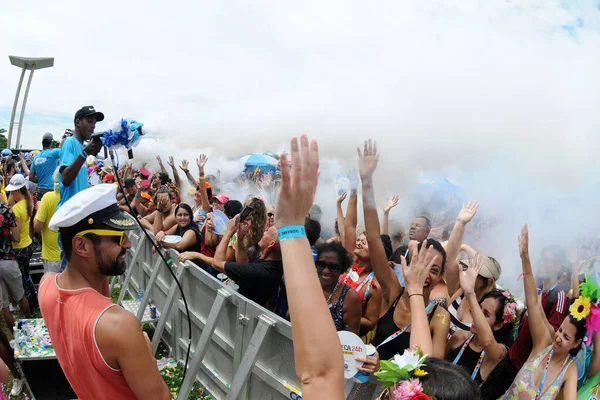 Río Janeiro Brasil Marzo 2019 Carnaval Callejero Gente Juega Durante — Foto de Stock