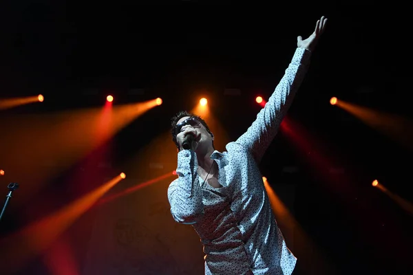 Rio Janeiro Februari 2019 Vocalist Jeff Gutt Dari Band Stone — Stok Foto