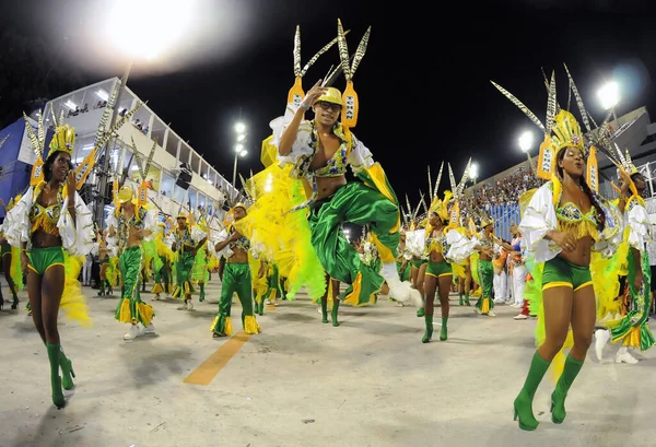 Río Janeiro Febrero 2017 Desfile Las Escuelas Samba Durante Carnaval — Foto de Stock