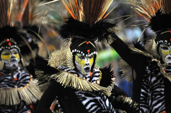 Rio Janeiro Março 2014 Desfile Das Escolas Samba Carnaval Rio — Fotografia de Stock