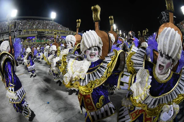 Río Janeiro Febrero 2018 Desfile Escuelas Samba Durante Carnaval Río — Foto de Stock