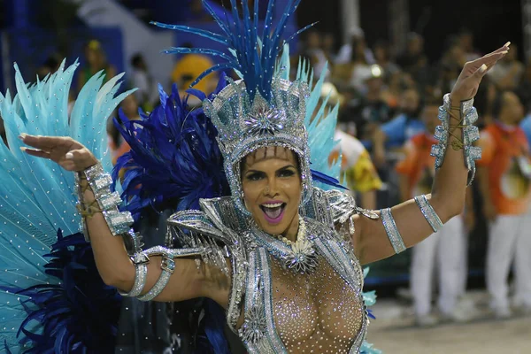 Río Janeiro Febrero 2018 Desfile Escuelas Samba Durante Carnaval Río —  Fotos de Stock