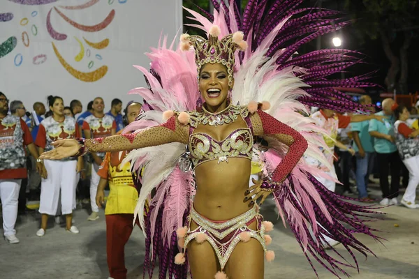 Rio Janeiro 2018 리우데자네이루 사육제 기간에 열리는 브라질 리우데자네이루에 모에서는 — 스톡 사진