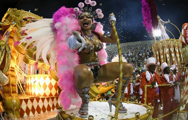 Rio Janeiro 2018 리우데자네이루 사육제 기간에 열리는 브라질 리우데자네이루에 모에서는 — 스톡 사진