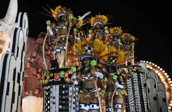 Rio Janeiro Februari 2018 Samba Schools Parade Karnevalen Rio Janeiro — Stockfoto