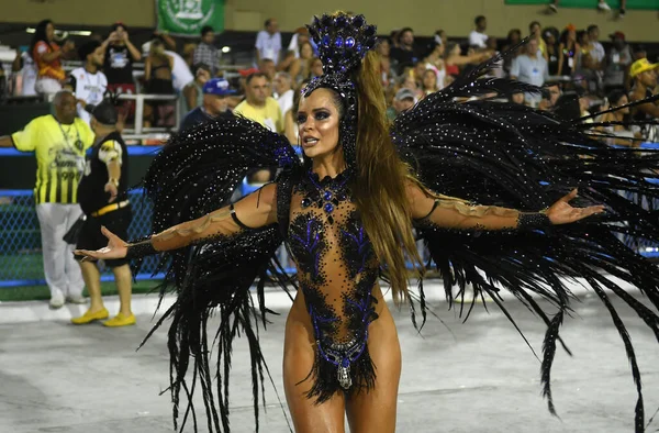 Rio Janeiro Februar 2018 Parade Der Sambaschulen Während Des Karnevals — Stockfoto