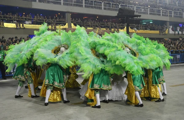 Río Janeiro Febrero 2018 Desfile Las Escuelas Samba Del Grupo — Foto de Stock