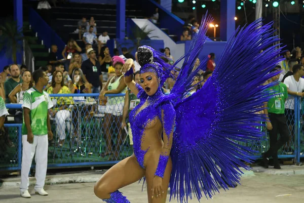 Ρίο Ντε Τζανέιρο Φεβρουαρίου 2018 Παρέλαση Των Σχολείων Samba Της — Φωτογραφία Αρχείου