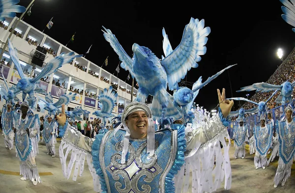 Río Janeiro Febrero 2018 Desfile Las Escuelas Samba Del Grupo — Foto de Stock