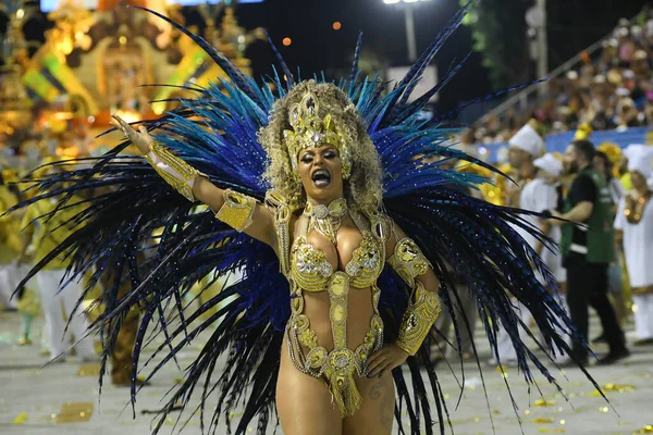 Río Janeiro Febrero 2018 Desfile Las Escuelas Samba Del Grupo —  Fotos de Stock