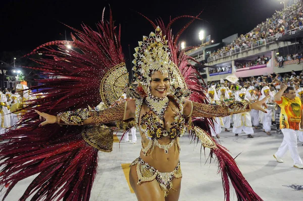 Río Janeiro Febrero 2016 Desfile Las Escuelas Samba Durante Carnaval —  Fotos de Stock