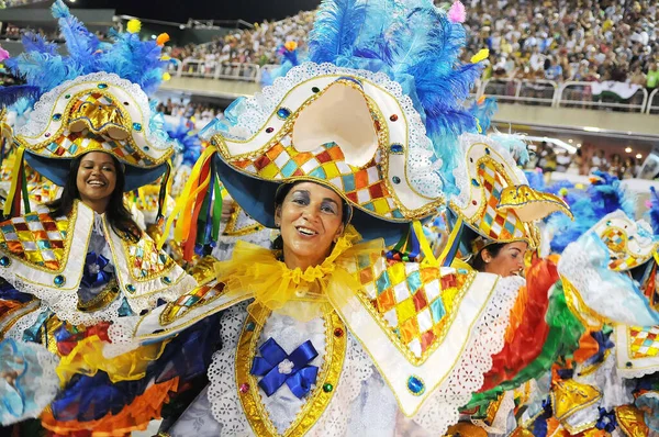 Río Janeiro Febrero 2012 Desfile Las Escuelas Samba Durante Carnaval — Foto de Stock