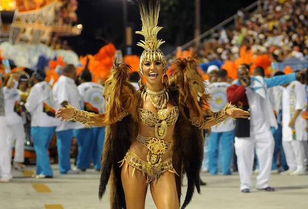 Rio Janeiro Den Februar 2012 Parade Der Sambaschulen Während Des — Stockfoto