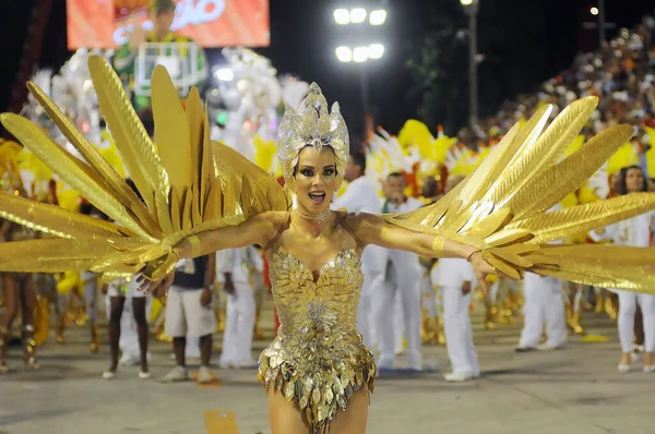 Rio Janeiro Lutego 2012 Parada Szkół Samba Podczas Karnawału Rio — Zdjęcie stockowe