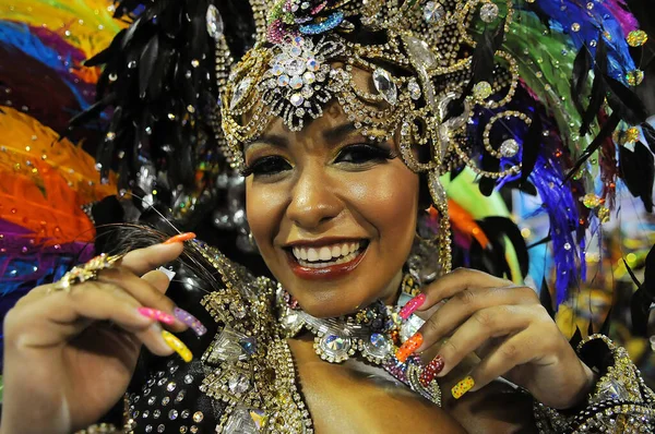 Rio Janeiro Février 2012 Parade Des Écoles Samba Pendant Carnaval — Photo