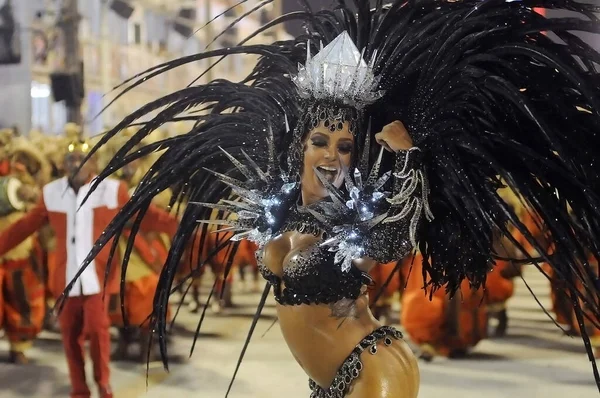 Rio Janeiro Fevereiro 2016 Desfile Das Escolas Samba Carnaval Rio — Fotografia de Stock