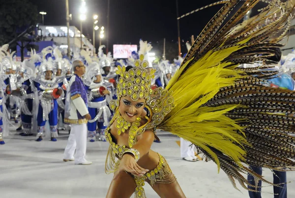 Río Janeiro Febrero 2016 Desfile Escuelas Samba Durante Carnaval Río — Foto de Stock