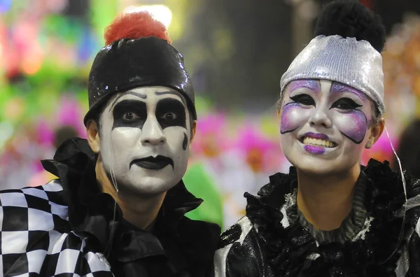 Rio Janeiro Maart 2014 Samba Scholen Parade Tijdens Het Carnaval — Stockfoto