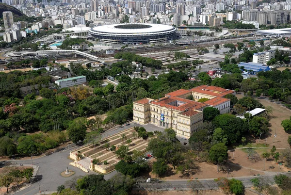 Rio Janeiro Listopada 2014 Zdjęcie Lotnicze Muzeum Narodowego Historyczne Miejsce — Zdjęcie stockowe
