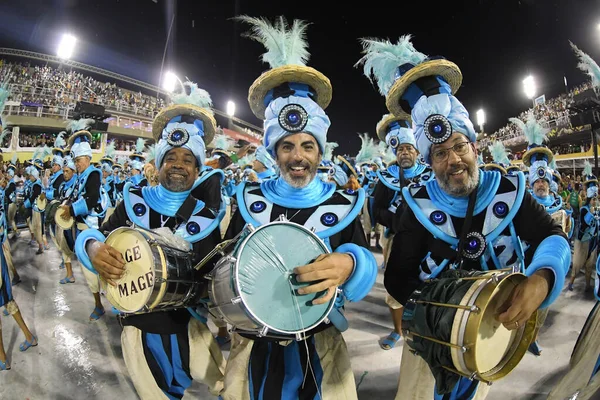 Río Janeiro Febrero 2020 Desfile Las Escuelas Samba Durante Carnaval — Foto de Stock